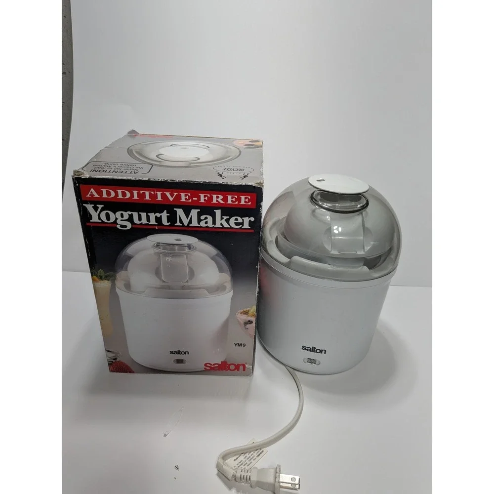 Salton Additive-Free Yogurt‎ Maker Machine w/ Original Box & Accessories